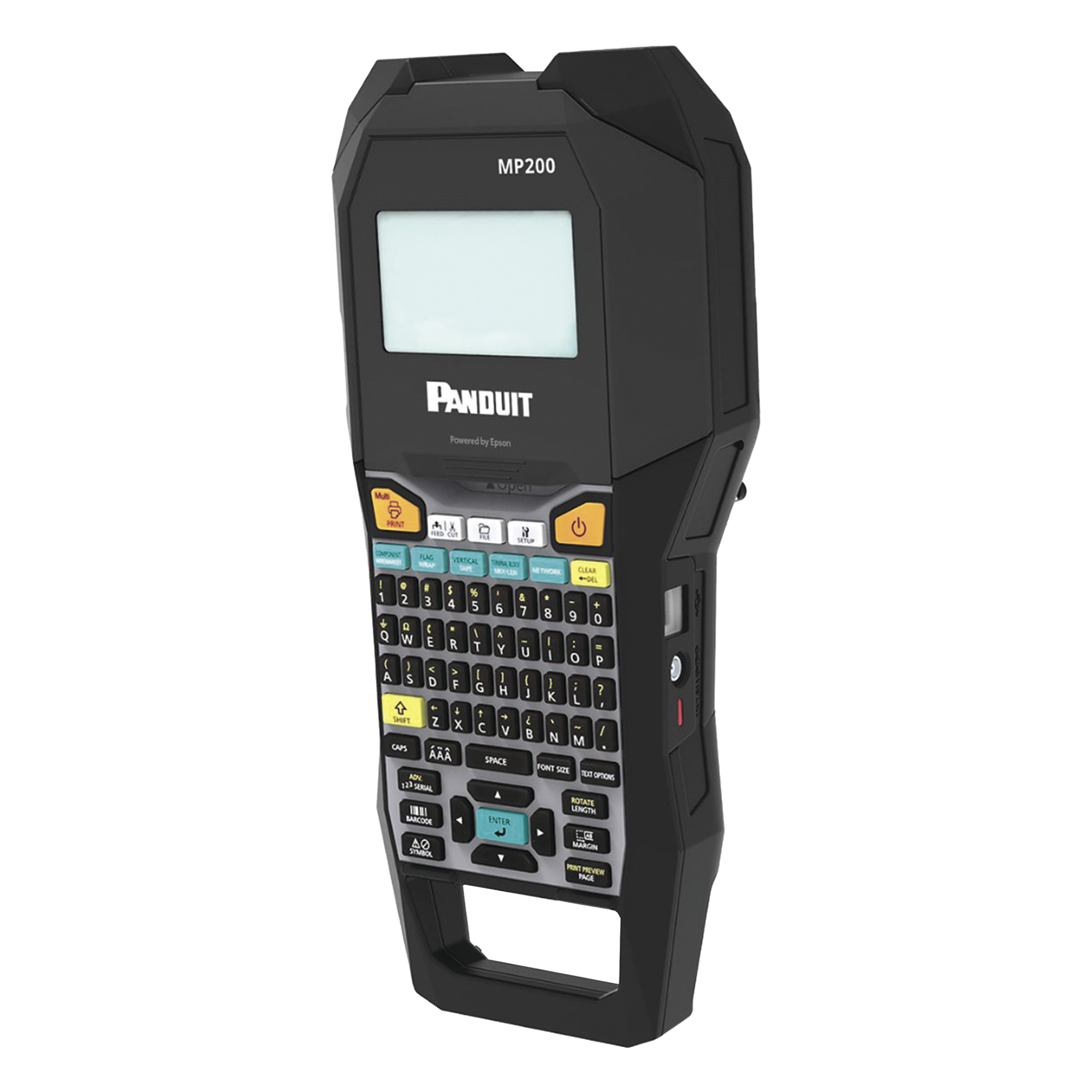 Kit de Impresora Etiquetadora, Compatible con Etiquetas de Hasta 1 Pulgada de Ancho, Resolución de 180 dpi y Velocidad de Impresión Rápida — PANDUIT · SKU MP200-KIT