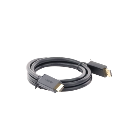 Cable DP Macho a HDMI Macho / Longitud 1.50 Metros (4.92 Pies) / Soporta 4K@30Hz / Soporta 3D / Cobre EstaÑado 28AWG / Blindaje Interno MÚltiple / TransmisiÓn Unidireccional / BotÓn de LiberaciÓn / Chip de Última GeneraciÓn