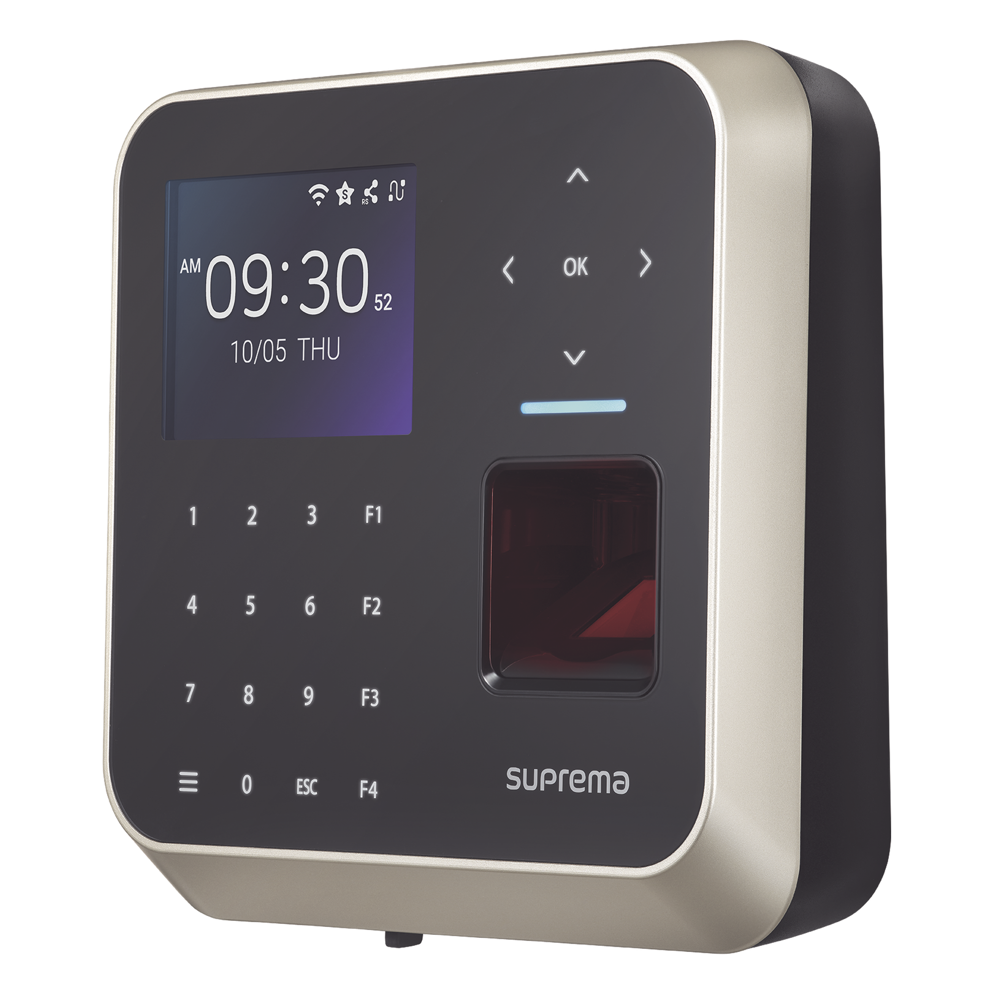 Lector de huella con Inteligencia Artificial, mas exacto, Uso para Control de acceso y Tiempo y Asistencia — SUPREMA · SKU BS2AOAPWB