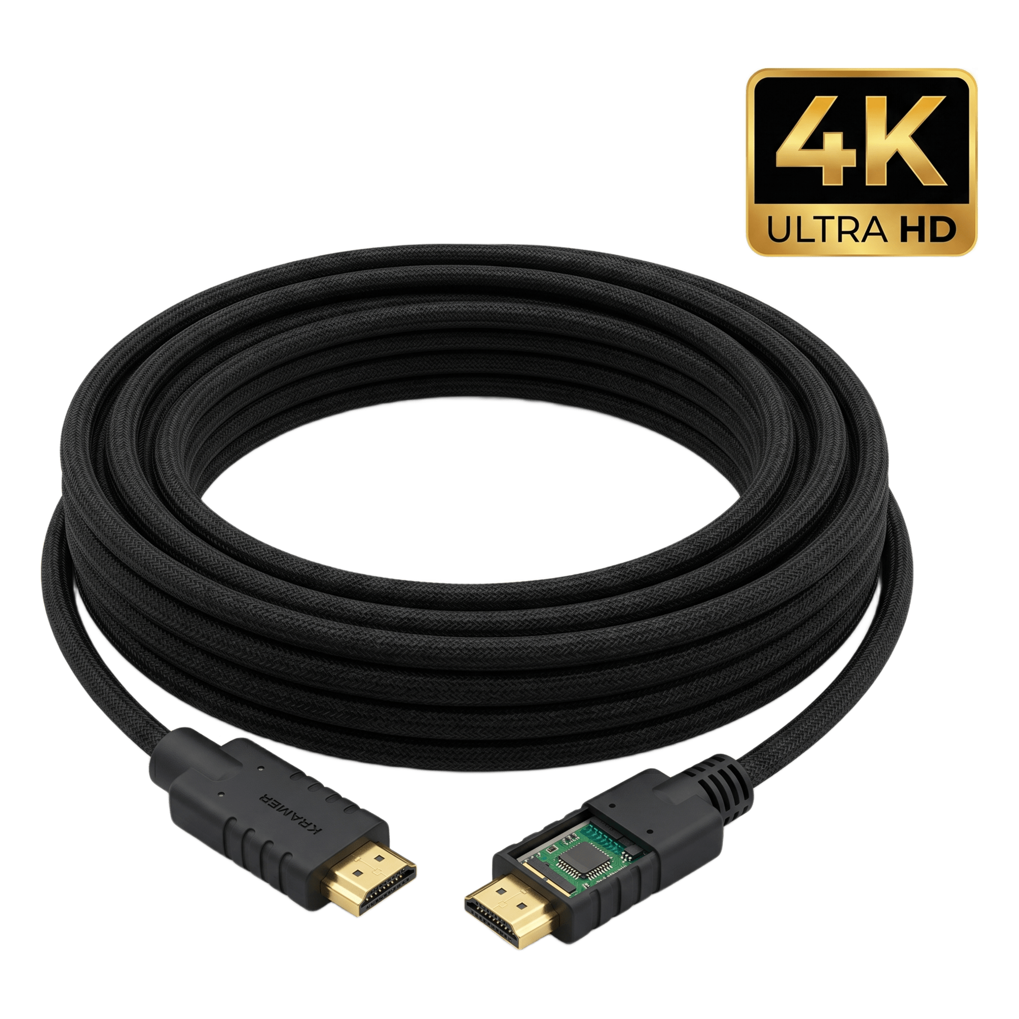 Cable HDMI Activo / 4K@60Hz 4:4:4 / 18 Gbps / 20 m (66 ft) / HDR / Triple Blindaje / K-Lock / UL CL3/FT4