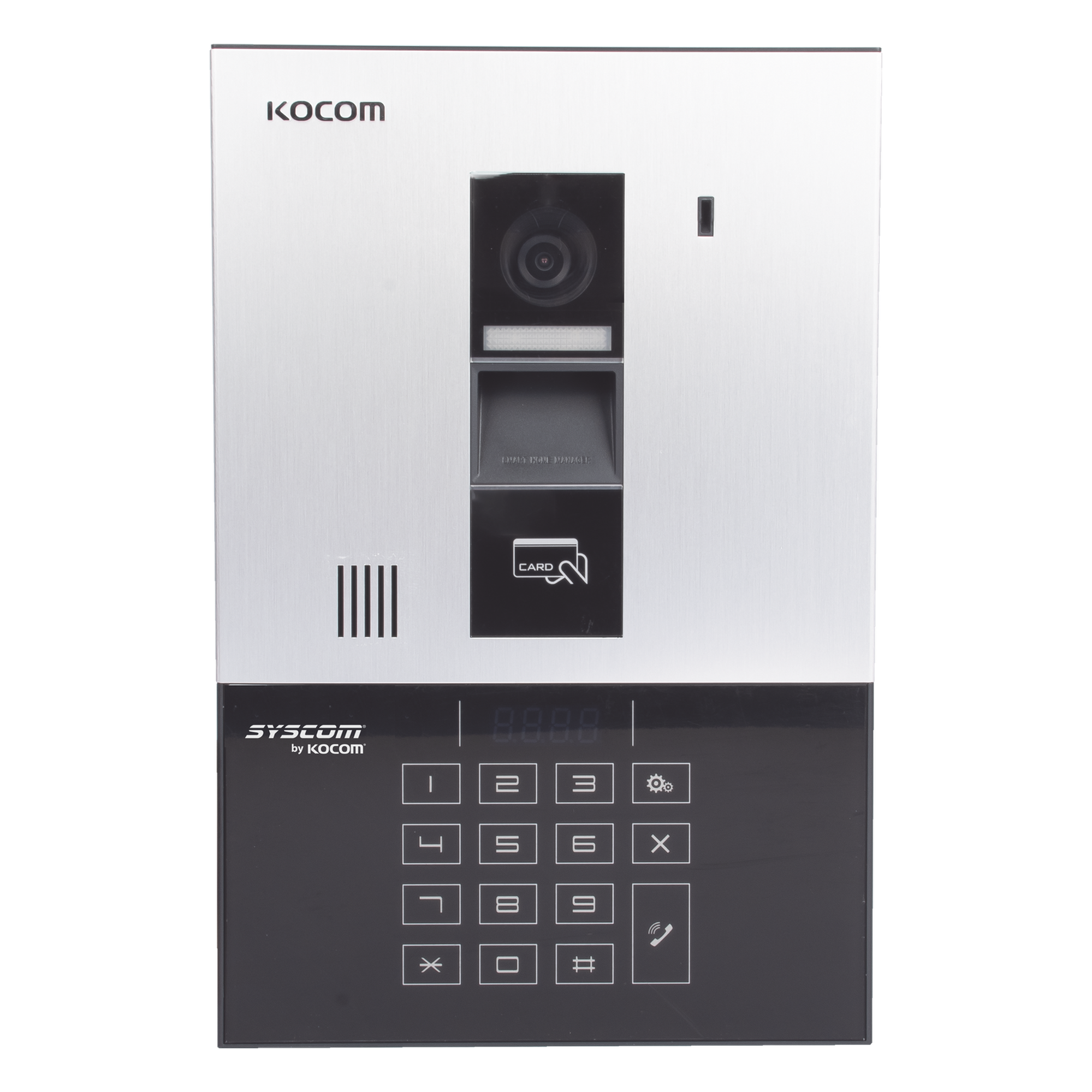 Sistema Multiapartamento Touch, Hasta 450 Apartamentos, 300 Metros, Apertura con tarjeta — KOCOM · SKU KLP-C420R
