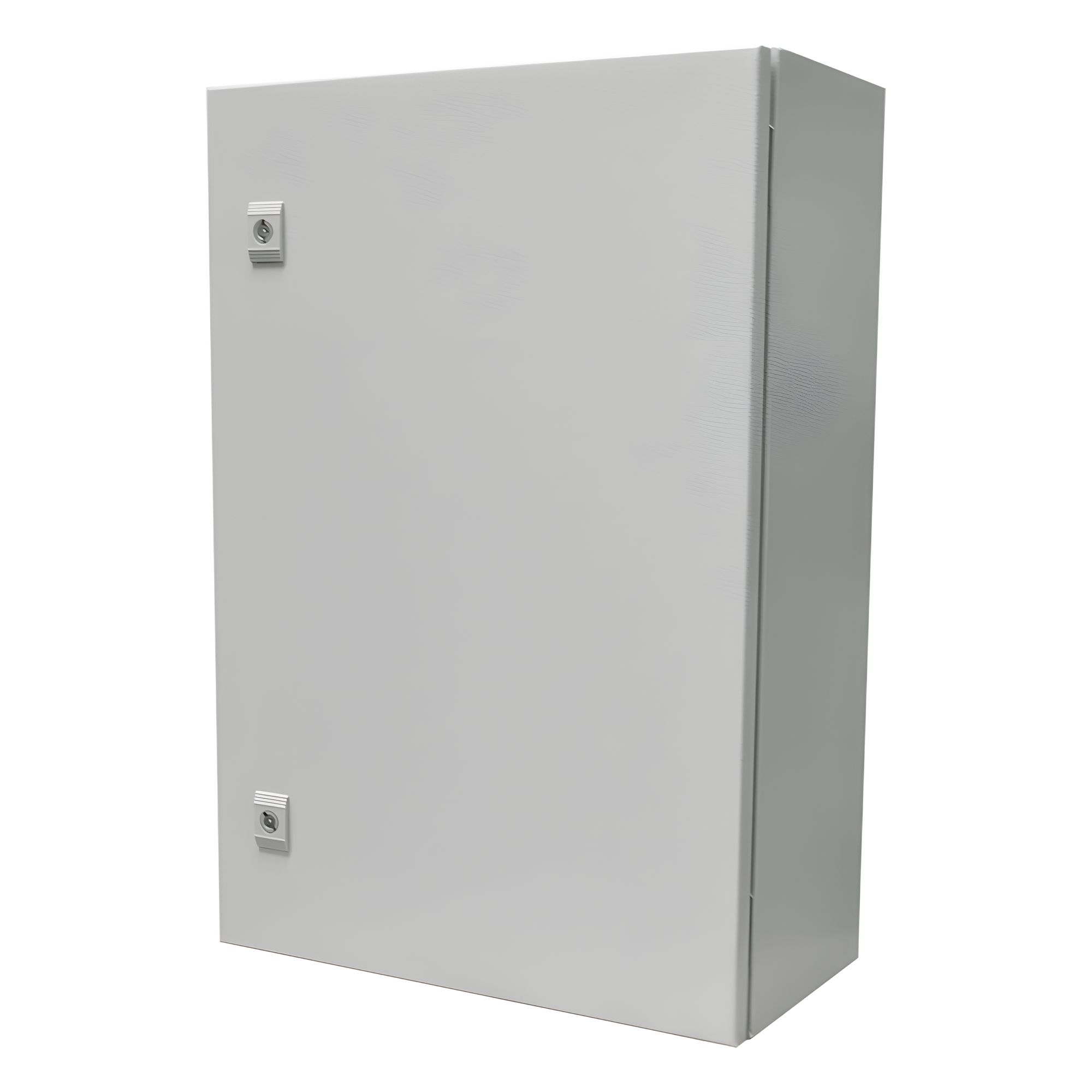 Gabinete de Acero IP66 Uso en Intemperie (500 x 700 x 250 mm) con Placa Trasera Interior Metálica y Compuerta Inferior Atornillable (Incluye Chapa y Llave T). — PRECISION · SKU PST-5070-25A