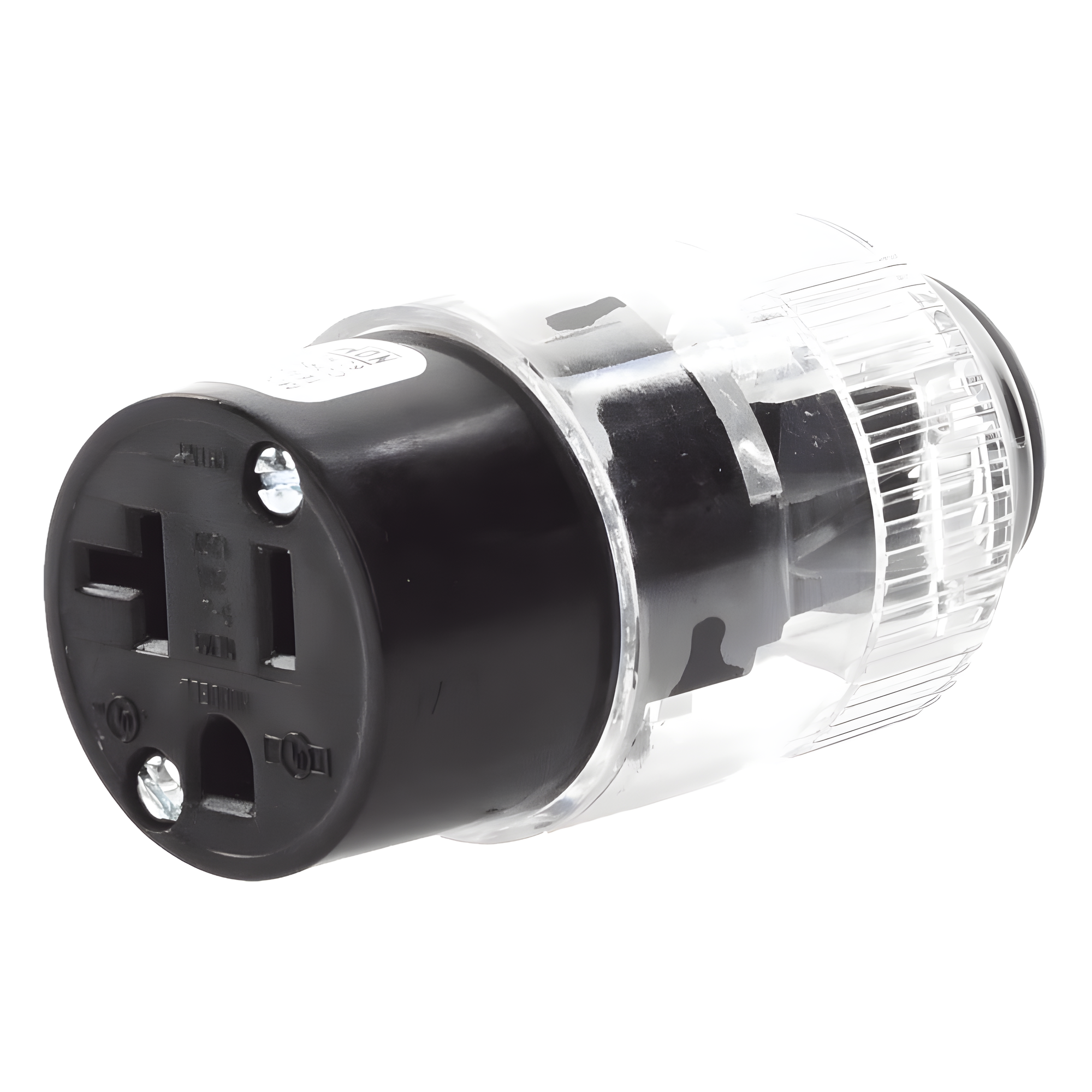 Conector Iluminado 20 A 125 V CA 2 Polos 3 Hilos (Nema 5-20R).