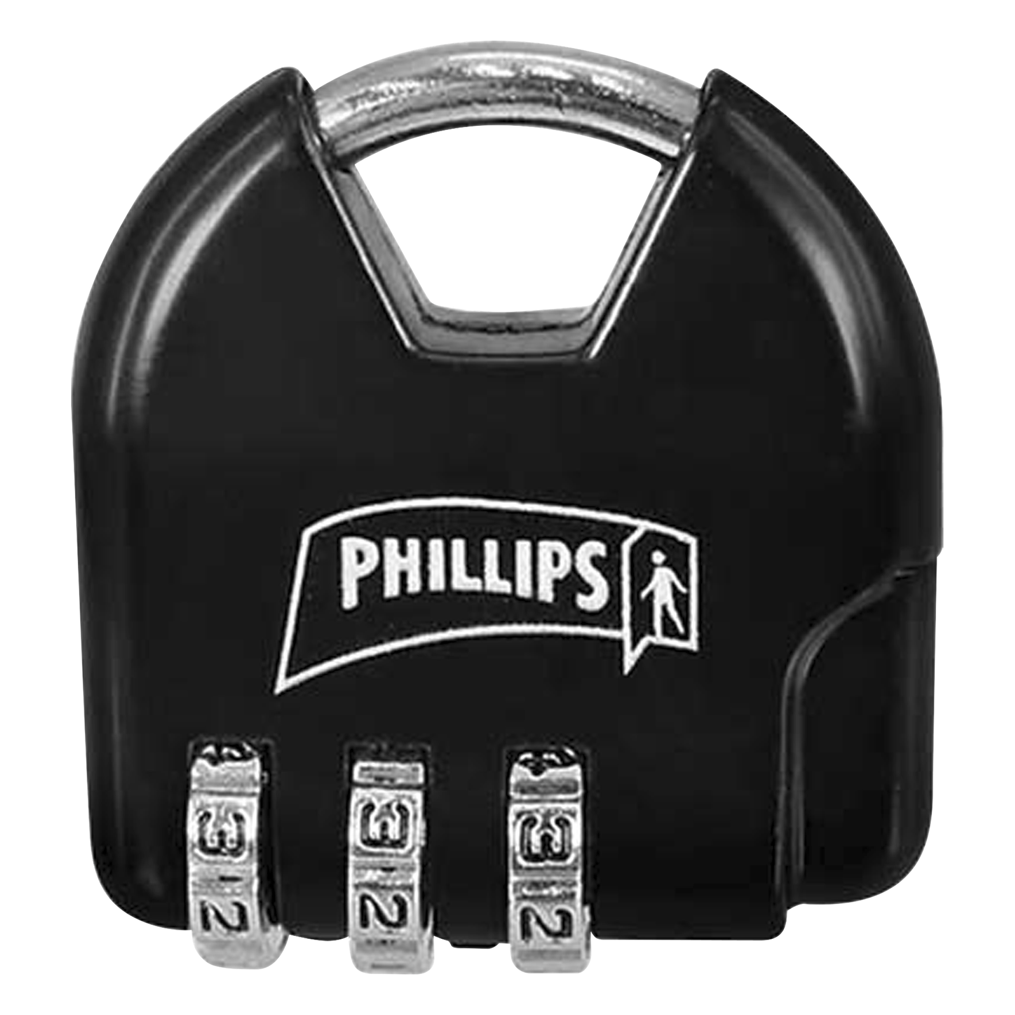 Candado de Combinación Ajustable / No Requiere Llave / Color Negro. — PHILLIPS-ASSA ABLOY · SKU MX2320