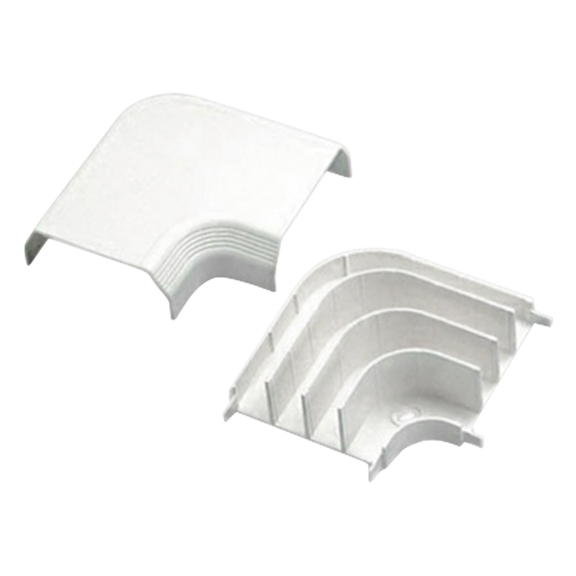 Curva de radio controlado, para uso con canaleta T70, Material PVC Rígido, Color Blanco Mate — PANDUIT · SKU T70RAIW
