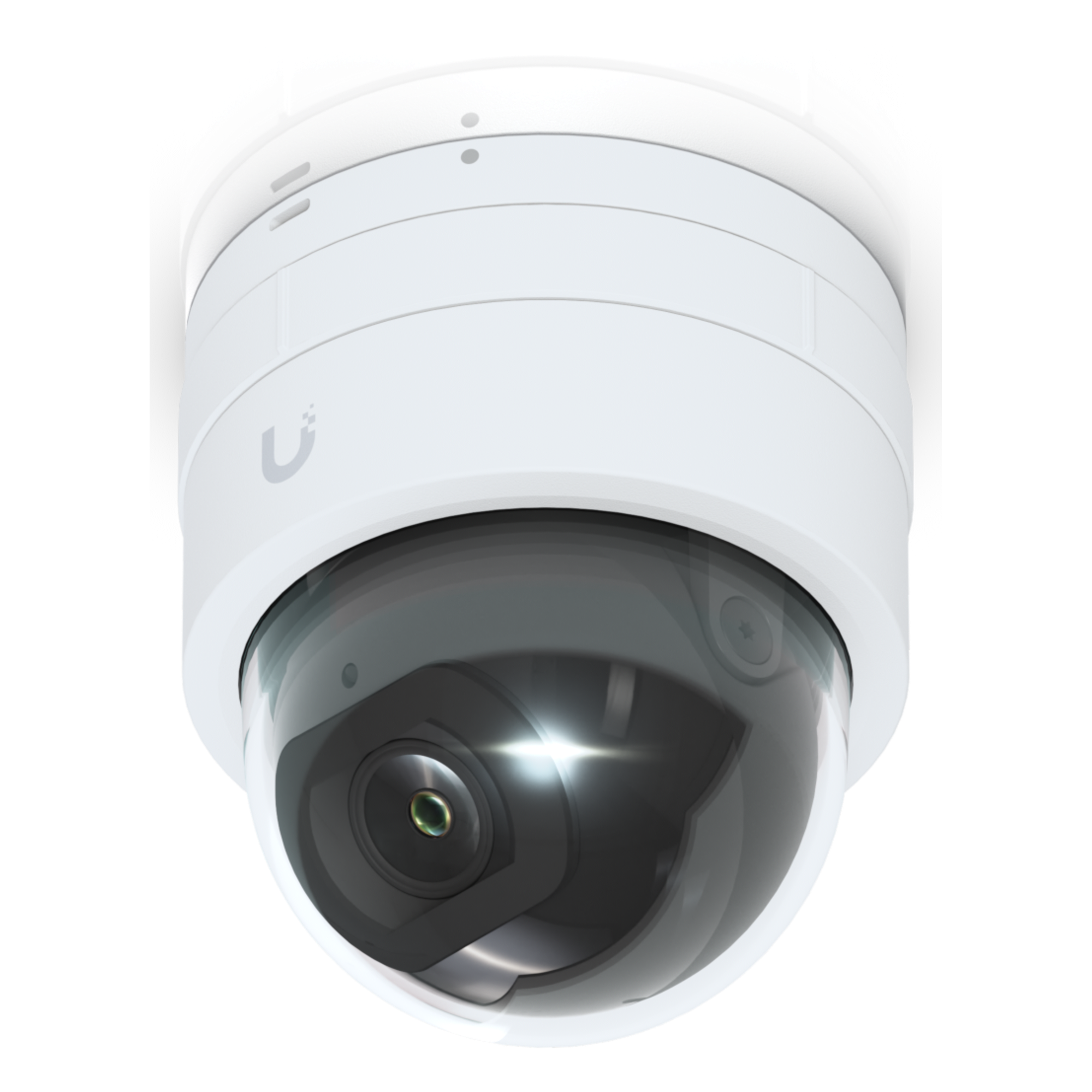 Cámara IP UniFi G5 Domo Ultra, de bajo perfil para interior, 2K (4MPX), ángulo amplio 102.4°, visión nocturna IR hasta 20 mts, detección de eventos, para pared o techo — UBIQUITI · SKU UVC-G5-DOME-ULTRA