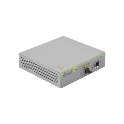Convertidor de medios Gigabit Ethernet PoE+ a fibra óptica, conector LC, multimodo (MMF), distancia hasta 550 m