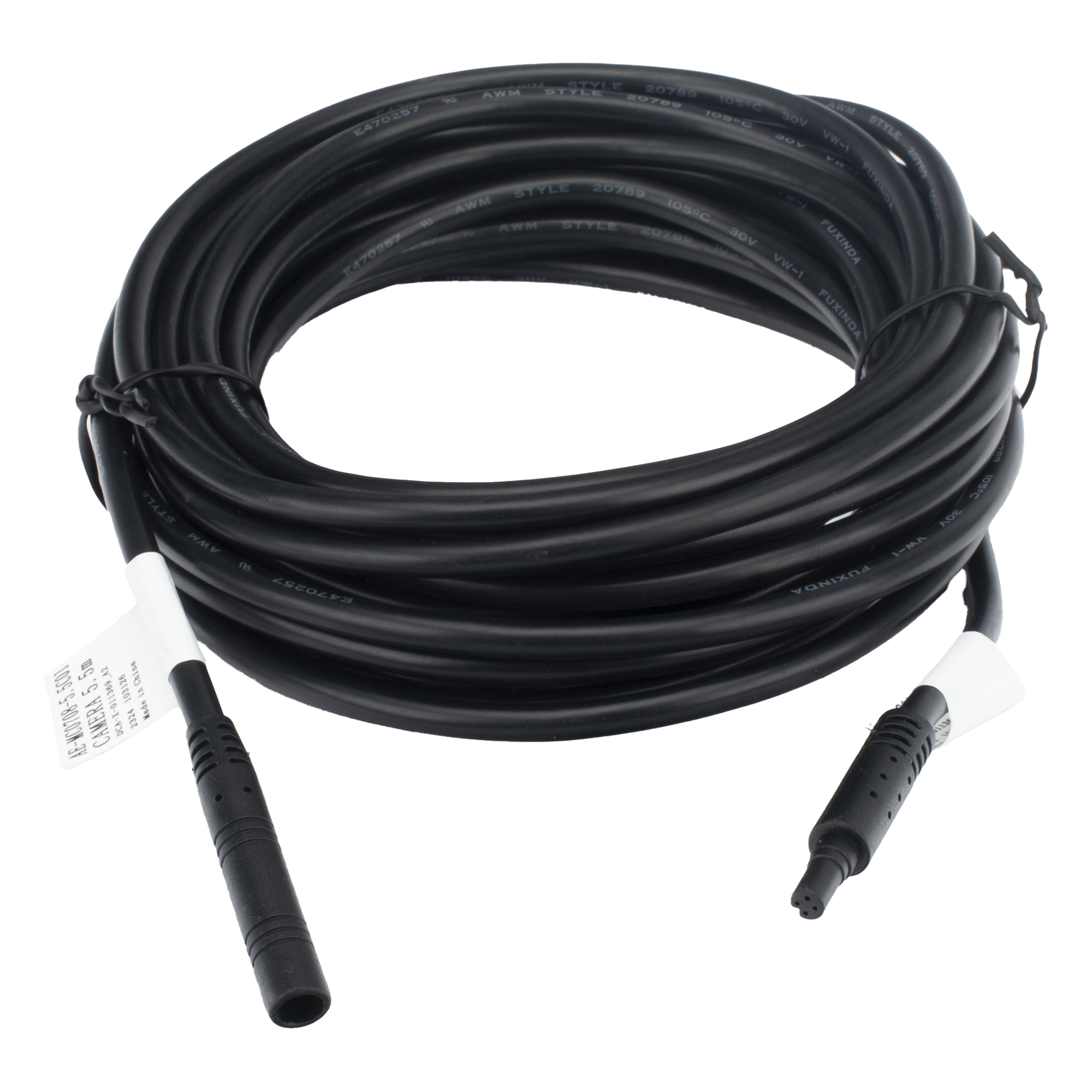 Cable Extensor de Vídeo y Audio de 6 Metros / Conector Tipo Aviación / Compatible con Dashcam AE-DI2032G40(B) — HIKVISION · SKU AE-MC0708-5.5C01