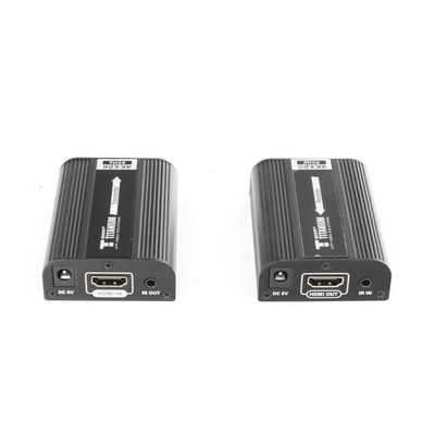 Kit Extensor HDMI para distancias de 30 metros / Resolución 4K x 2K@ 30 Hz/ Cat 6, 6a y 7 / HDCP2.2 / HDMI 2.0 / Soporta PCM, HDbitT / Soporta control remoto del equipo fuente.