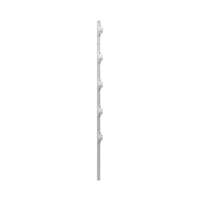 Poste de Paso para Cerca Eléctrica / Acero Galvanizado en Caliente / 5 Aisladores / Longitud 1.2 m (3.9 ft) / Diámetro 25 mm (1 in) / Peso 0.92 kg