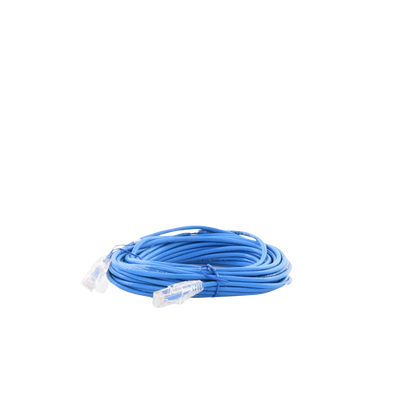 Cable de Parcheo Slim UTP Cat6A - 10 Metros (32.81 Pies) Azul, Diámetro Reducido (28 AWG)