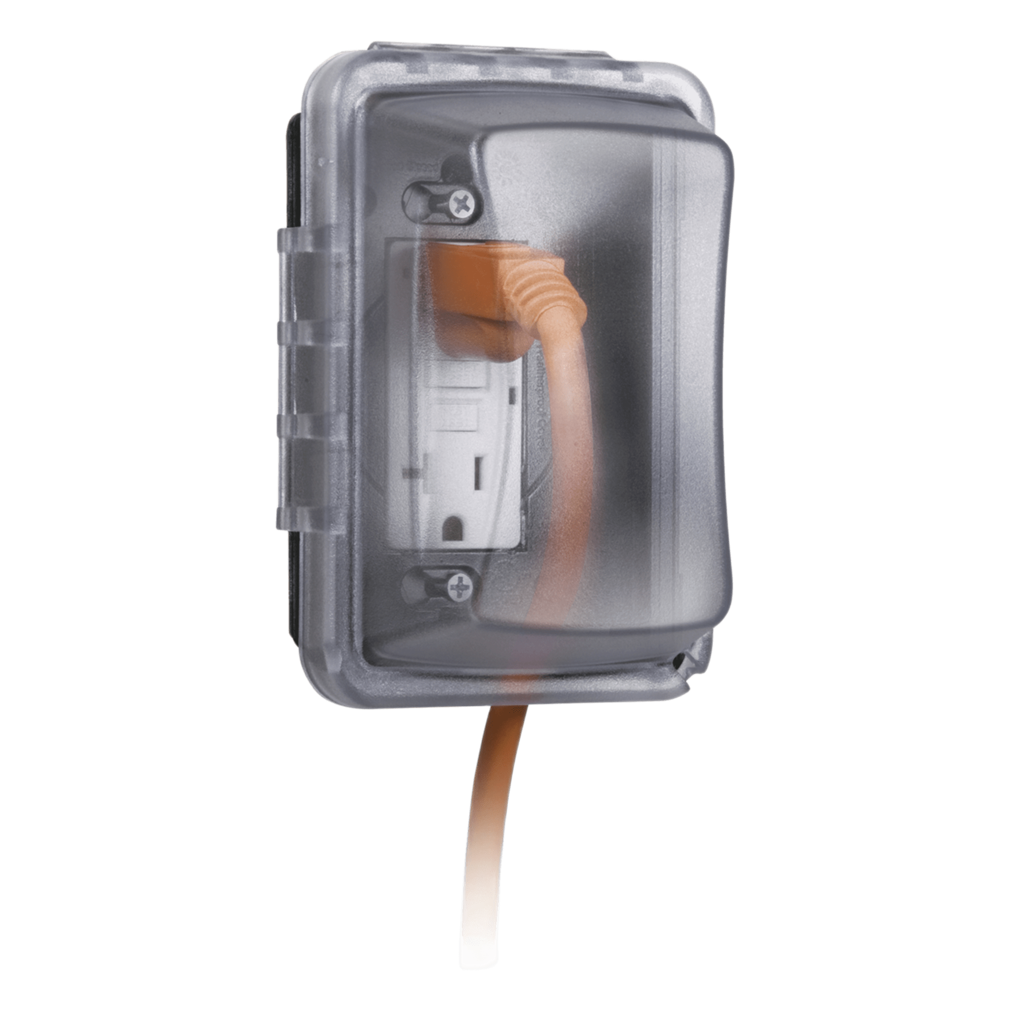 Cubierta Resistente a Intemperie/ 1 Unidad/ Horizontal/Vertical/ Profundidad 2-3/4"/ Transparente. — HUBBELL · SKU HUB-MM-410-C