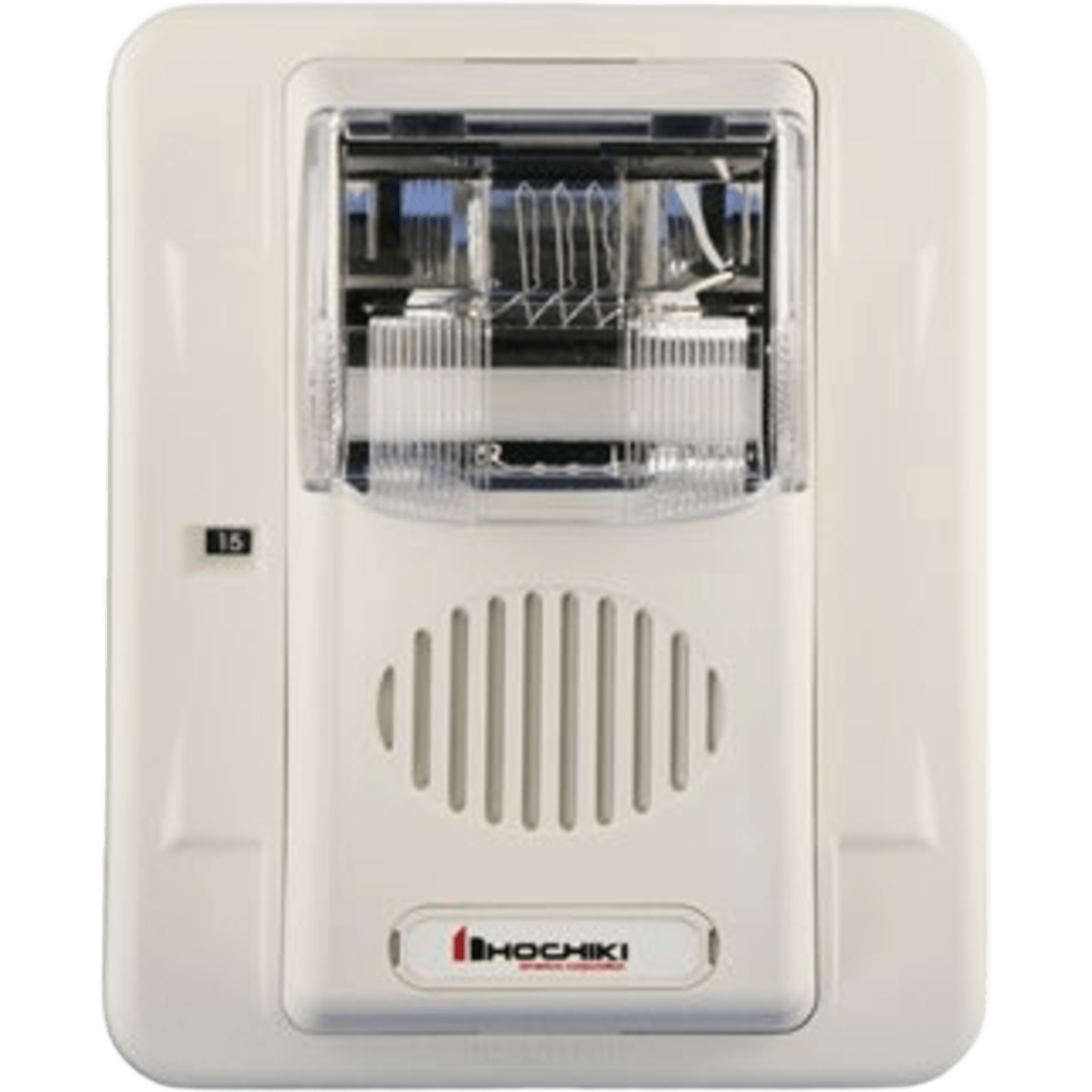 Sirena Estrobo, 24 Vcd, Multi-Candela 15 hasta 110 cd, Montaje En Pared, Color Blanco, Serie HEC3 (0500-06030)