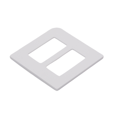 Tapa Color Blanco Satin Snow para interruptor o dimmer Lutron, 2 gang, limpio y moderno