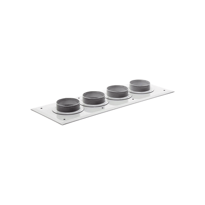 Placas Pasamuro con Capacidad de 4 Botas de 4