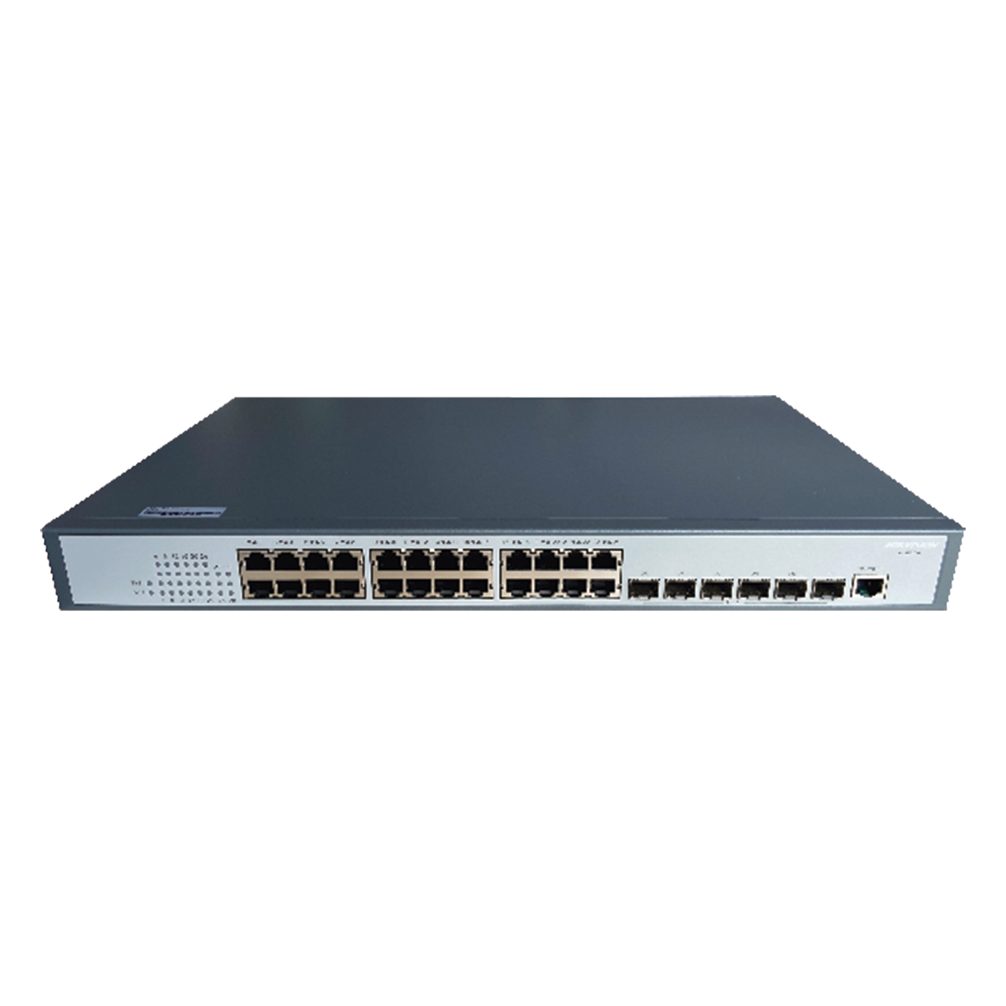 Switch Core Gigabit / Administrable Capa 3 / 24 Puertos 1000 Mbps / 6 Puertos SFP+ 10 G de Uplink / IGMP / VLAN / GRMP — HIKVISION · SKU DS-3E3730