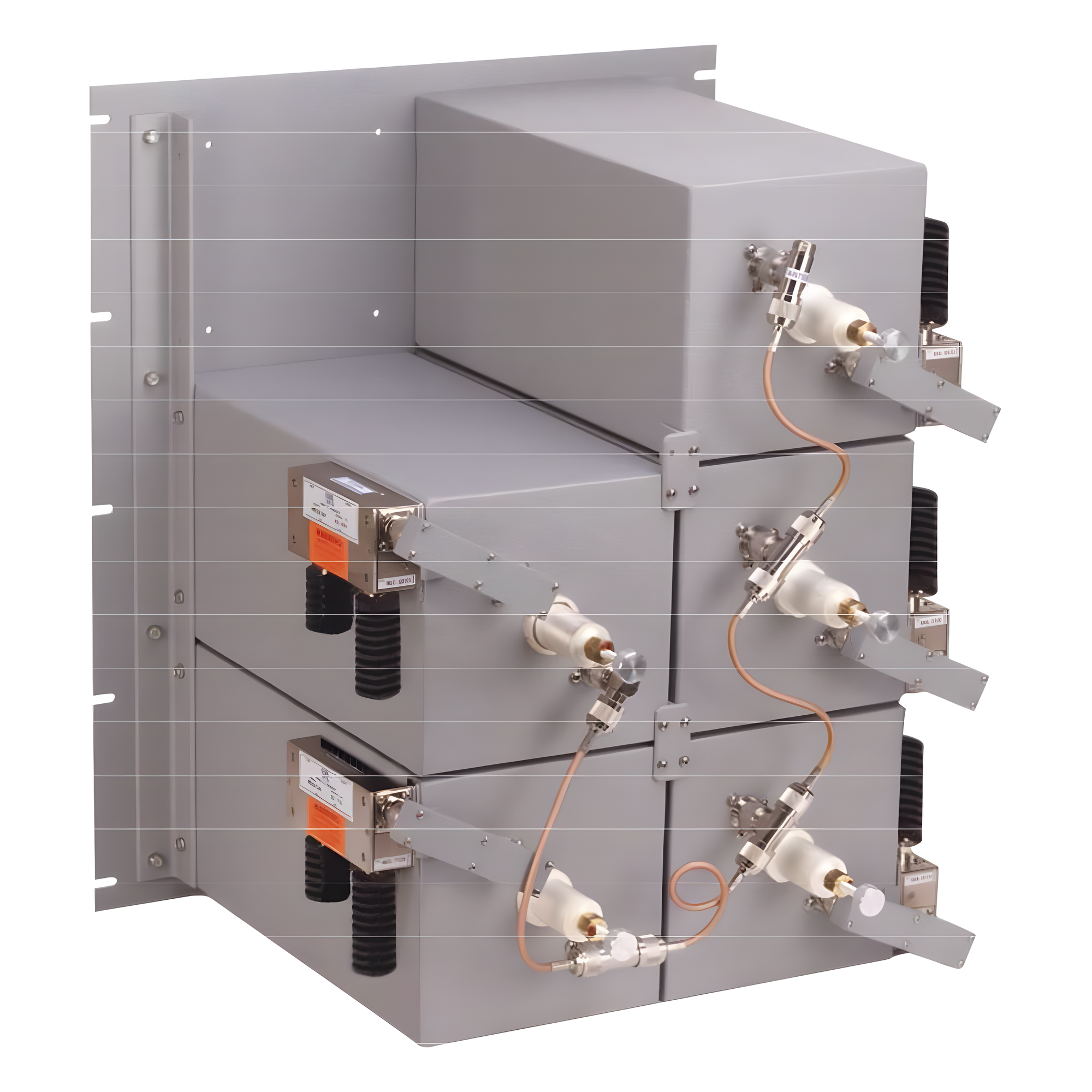 Combinador 440-510 MHz, para 5 Canales, 125 Watt, 300 KHz (min.) de Sep. Tx-Tx, 2 Aisladores N Hembra. — EMR CORPORATION · SKU W65552/7C