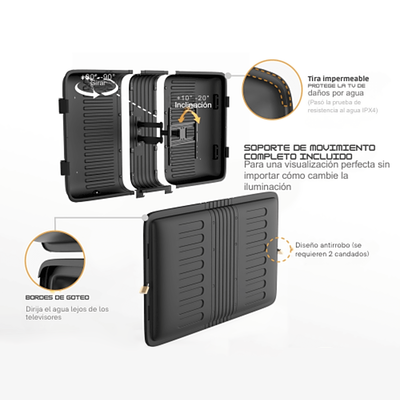 ENCLOSURE PARA PANTALLA HASTA 75" | RESISTENTE A INTEMPERIE MONTURA PARED | CAPACIDAD DE CARGA MAX. 50 KG