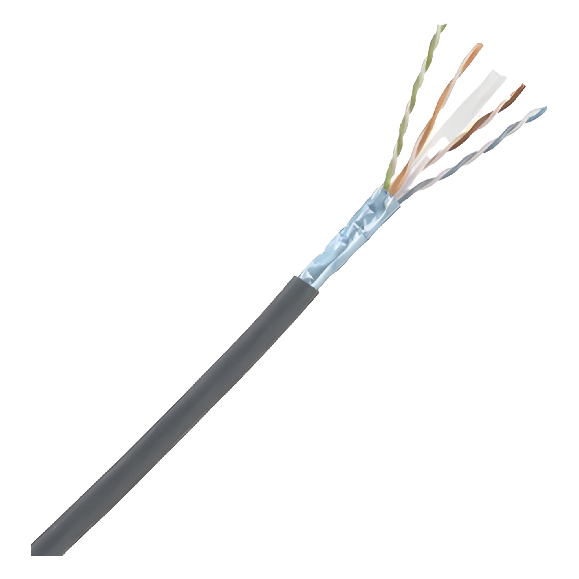 Bobina de Cable Blindado F/UTP de 4 Pares, Cat6A, Soporte de Aplicaciones 10GBase-T, LSZH (Libre de Gases Tóxicos), Color Negro, Para Interior, 305 Metros (1000 Pies) — PANDUIT · SKU PFL6X04BL-CEG