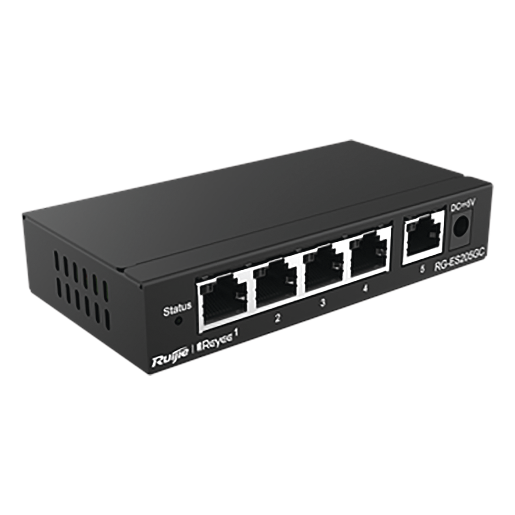 Switch Administrable con 5 puertos Gigabit, gestión gratuita desde la nube — RUIJIE · SKU RG-ES205GC
