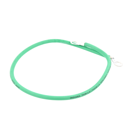 Jumper para Puesta a Tierra con Cable 8 AWG con Conectores de Ojo de 50 cm.