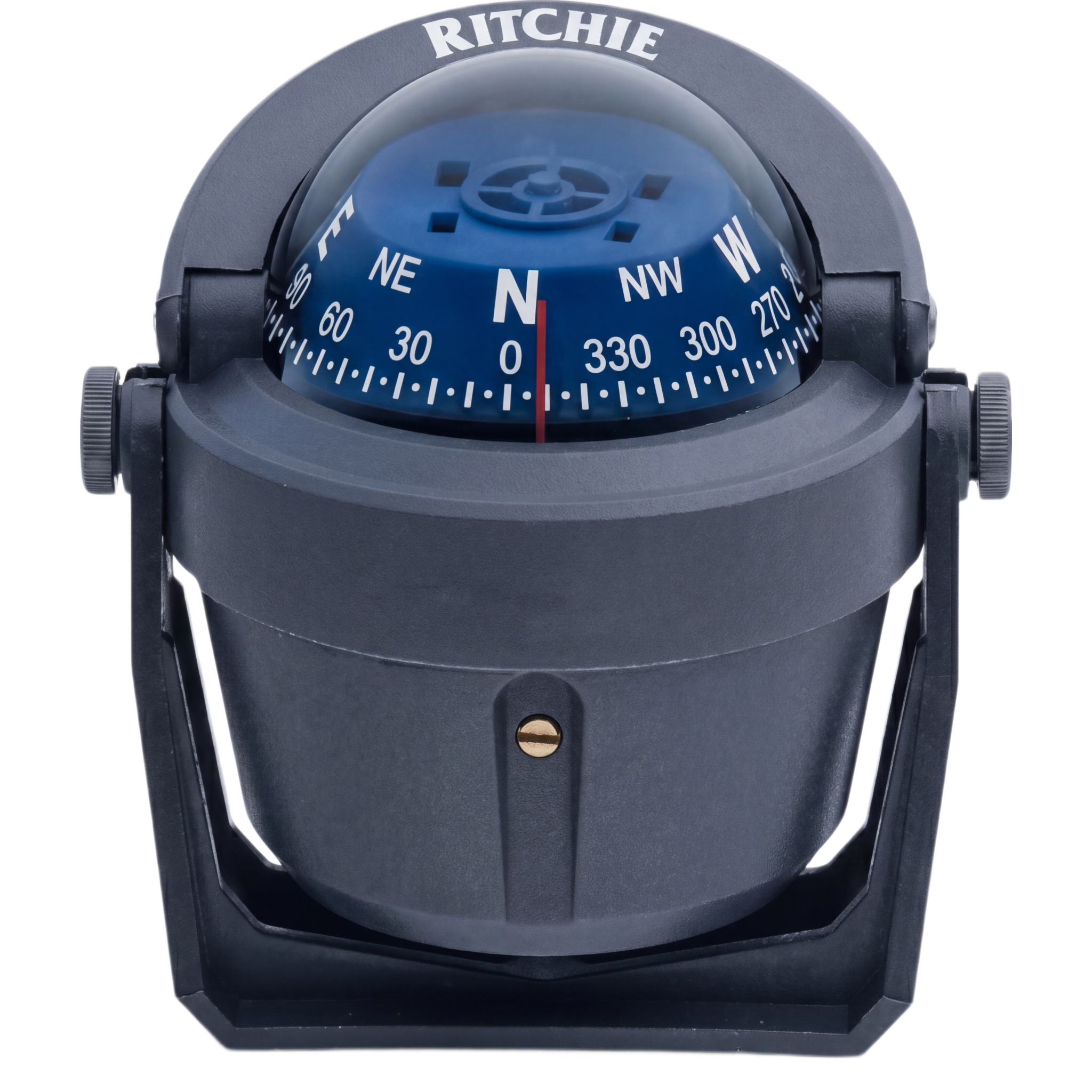 Brújula de Navegación Marítima Ritchie Explorer B-51G / Montaje en Bracket / Dial 2 3/4" (70 mm) / Iluminación Nocturna Verde / DirectiveForce Magnets / Construcción Compuesta Alta Temperatura / 100% Reparable