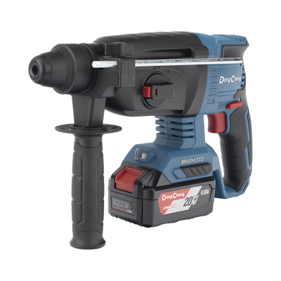 Martillo Perforador Inalámbrico SDS-PLUS 20V / Motor Brushless / 3 Modos Taladro Percusión Demolición / 2.7 J Energía de Impacto / 2 Baterías 4.0Ah con Cargador y Estuche