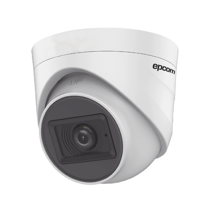 AUDIO POR COAXITRON / Domo TURBOHD 2 Megapixel (1080p) / Gran Angular 106° / Lente 2.8 mm / 20 mts IR EXIR / Interior / 4 Tecnologías / dWDR