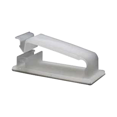 Clip Organizador de Cables Auto-Adherible Diseñado Para Sujetar y Organizar Cables Sin Necesidad de Perforar Muros, Paquete con 5 Piezas, (3501-01001)