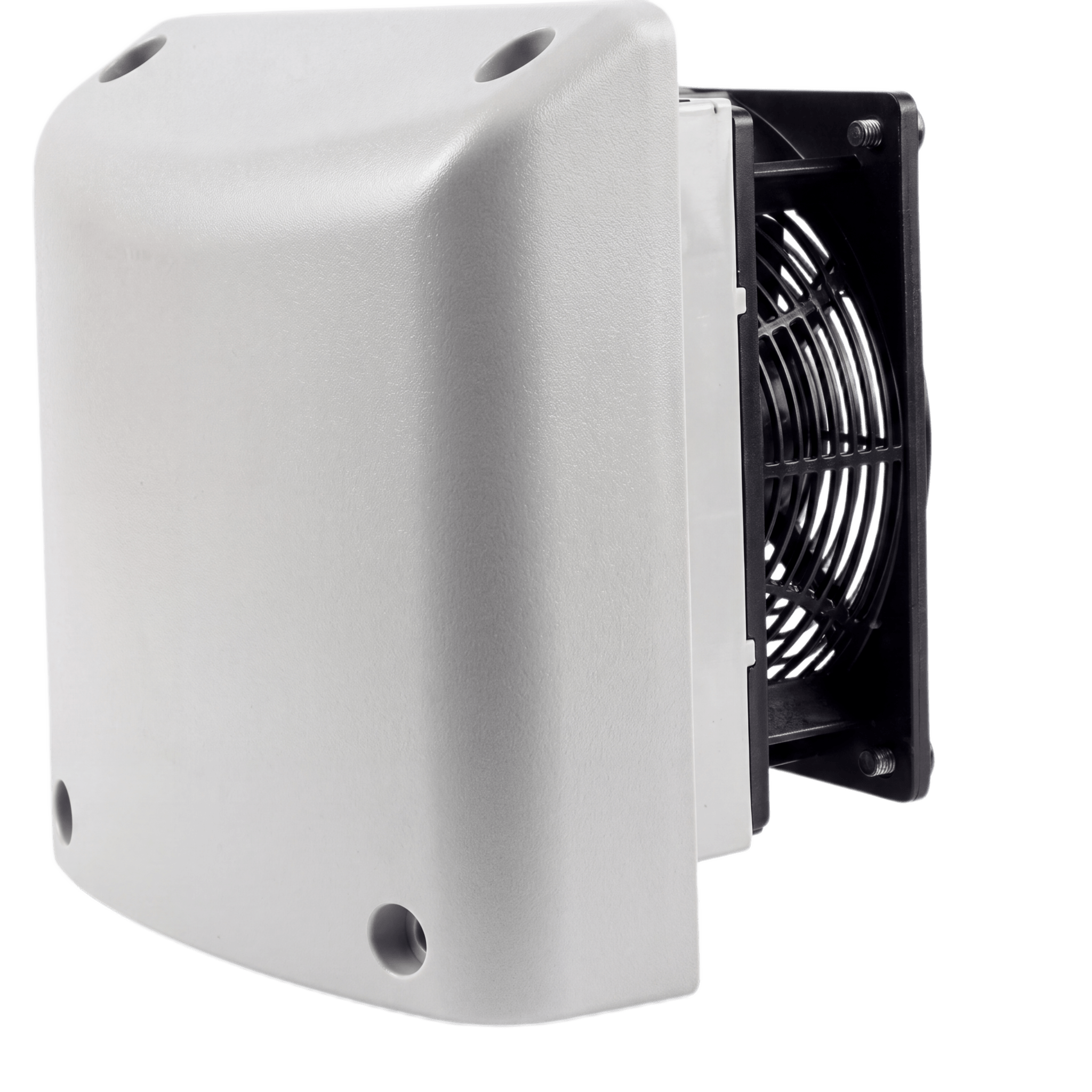 Ventilador con Filtro para Gabinete / Bajo Consumo / Operación en Humedad y Temperatura Extrema / Telecomunicaciones y Sistemas Solares — PRECISION · SKU PSTVENTAV