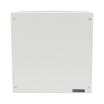 Gabinete Metálico de Resguardo para DVR compatible con HiLook TURBO DVR-104G-M1/T + PS-12-DC-4C