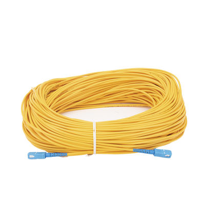 Jumper de Fibra Óptica Monomodo SC/UPC-SC/UPC Simplex de 80 Metros (262.47 Pies), 3mm