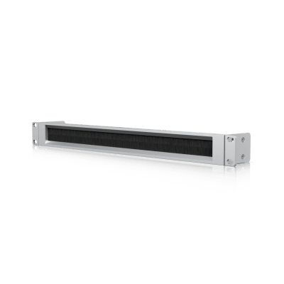 UACC Rack Mount Panel Brush 1U – Panel con Cepillo para Rack que Permite el Paso Ordenado de Cables, Reduce la Entrada de Polvo y Mantiene una Estética Limpia y Uniforme — UBIQUITI · SKU UACC-RACK-PANEL-BRUSH-1U