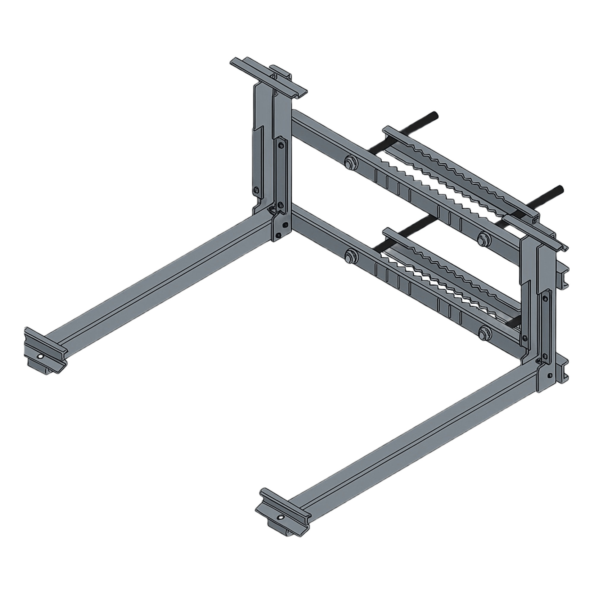 Montaje para Panel Solar de Poste para panel EPL18012AL y batería LIPV100A — EPCOM INDUSTRIAL · SKU EPI-MB225-V1