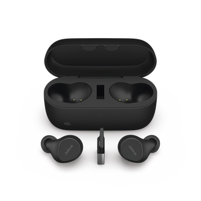 Jabra Evolve2 Buds, Auriculares versión MS con cancelación de ruido activa, Bluetooth conexion hasta 2 dispositivos (20797-999-999)