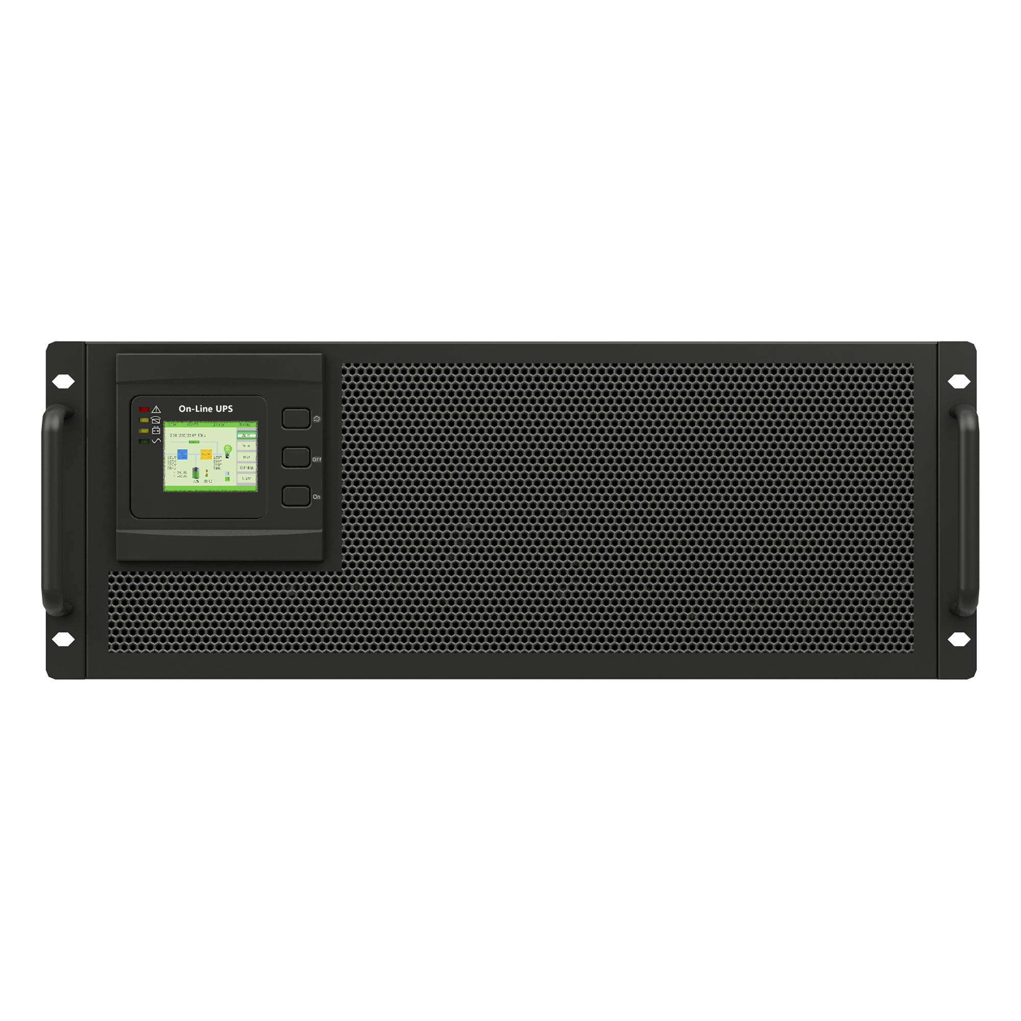 UPS de 30 KVA/30 kW, Online Doble Conversión, 220 Vac L-L de Entrada 3 Fases, Entrada Hardwired, Onda Senoidal Pura, Torre o Rack