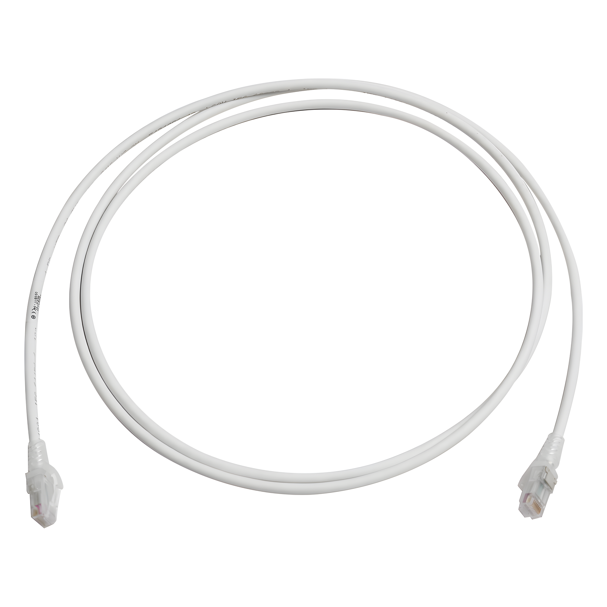Patch Cord MC6 Modular Cat6 UTP, CM/LS0H, 2.13 Metros (7 Pies), Color Blanco — SIEMON · SKU MC6-07-02