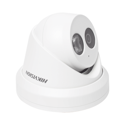 Turret IP 4 Megapixel / Lente 2.8 mm / 30 mts IR EXIR / Exterior IP67 / WDR 120 dB / PoE / ACUSENSE (Evita Falsas Alarmas) / Micrófono Integrado / Metal / MicroSD / ONVIF / ACUSEARCH