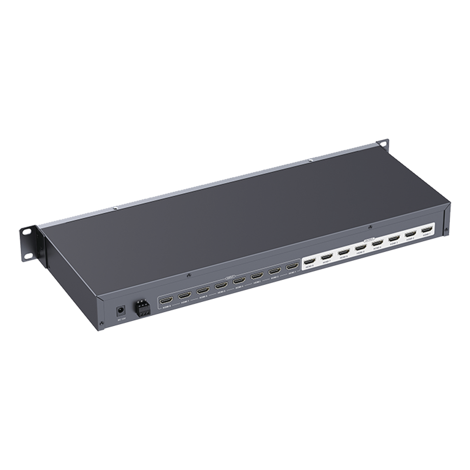 MATRICIAL DE VIDEO HDMI 8 x 8 / 8 Entradas y 8 Salidas en HDMI /  4K @ 30Hz / 10.2 Gbps / HDMI 1.4 / HDCP 1.4 / 3D / Conmutación por Botón, RS232 o Control Remoto / IDEAL PARA CENTROS DE MONITOREO, COMPARACION Y ANALISIS.