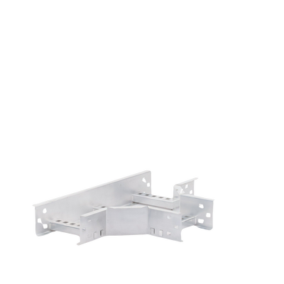 Derivación "T" Horizontal de Aluminio Perfil Z / Peralte 3 1/4" / Ancho 6"/ Radio 8" / Incluye Tornillería (CHTHEZ314R8X6AK)