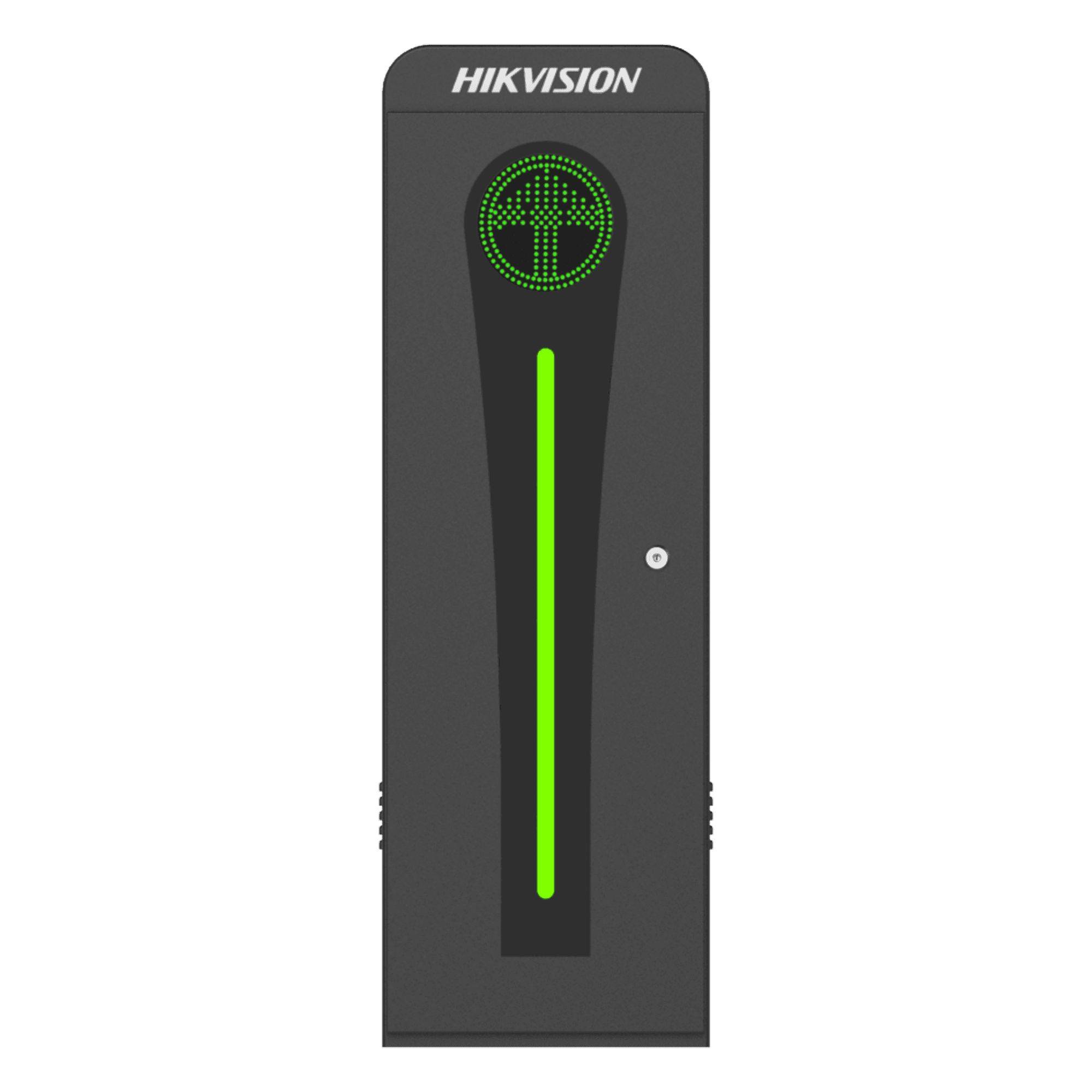 (NO Incluye Brazo) Barrera Vehicular IZQUIERDA / Compatible con Brazos Iluminados, Telescópicos, Articulados o con Sistema de Abatimiento (No Incluidos) / Motor Brushless Alto Desempeño / Semáforo Rojo-Verde en Gabinete / MCBF 2,500,0 — HIKVISION · SKU DS-TMG320-LL/B