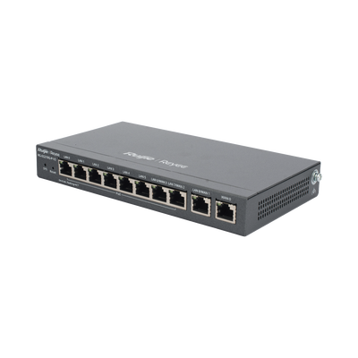 Router Balanceador con Función SD-WAN, PoE+ hasta 110 Watts, Hasta 4 Servicios de Internet y hasta 200 clientes con desempeño de 1 Gbps