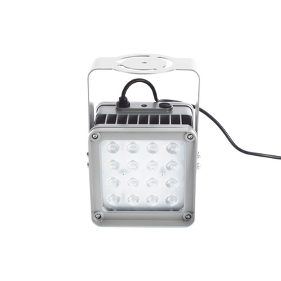 Lampara IR de Luz Continua / 16 Lámparas LED / Distancia Efectiva 16 a 25 metros / Cobertura 40° / Exterior IP66
