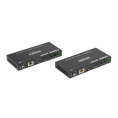 Kit Extensor HDMI | HDBaseT | 70m en 4K@60Hz | Cat5e/6 | Gestión Avanzada EDID | Soporta ARC | Control IR Bidireccional | RS232 | PoC