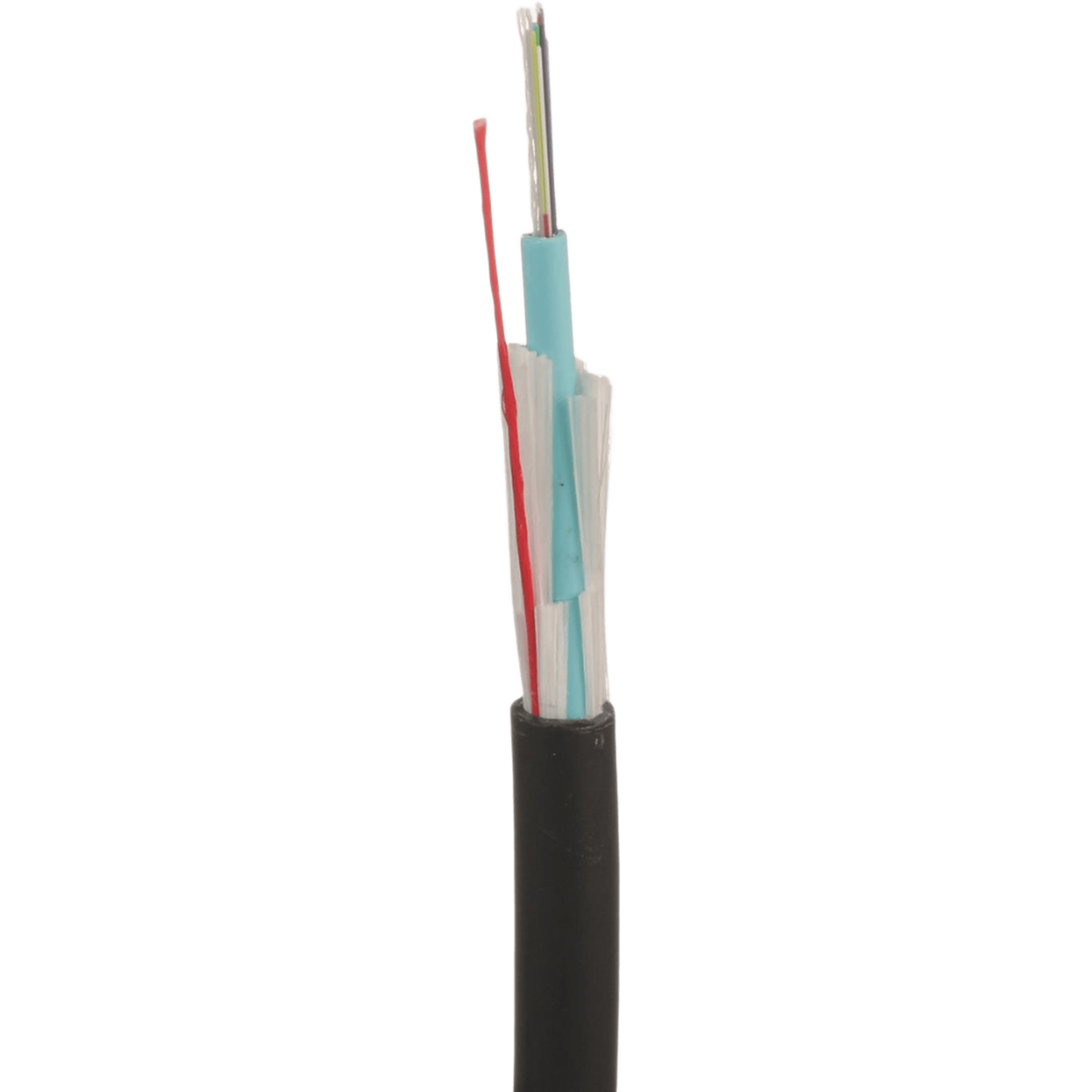 Cable de Fibra Óptica de 12 Hilos, Multimodo OM4 50/125 Optimizada, Interior/Exterior, Loose Tube 250um, No Conductiva (Dieléctrica), OFNR (Riser), Precio Por Metro