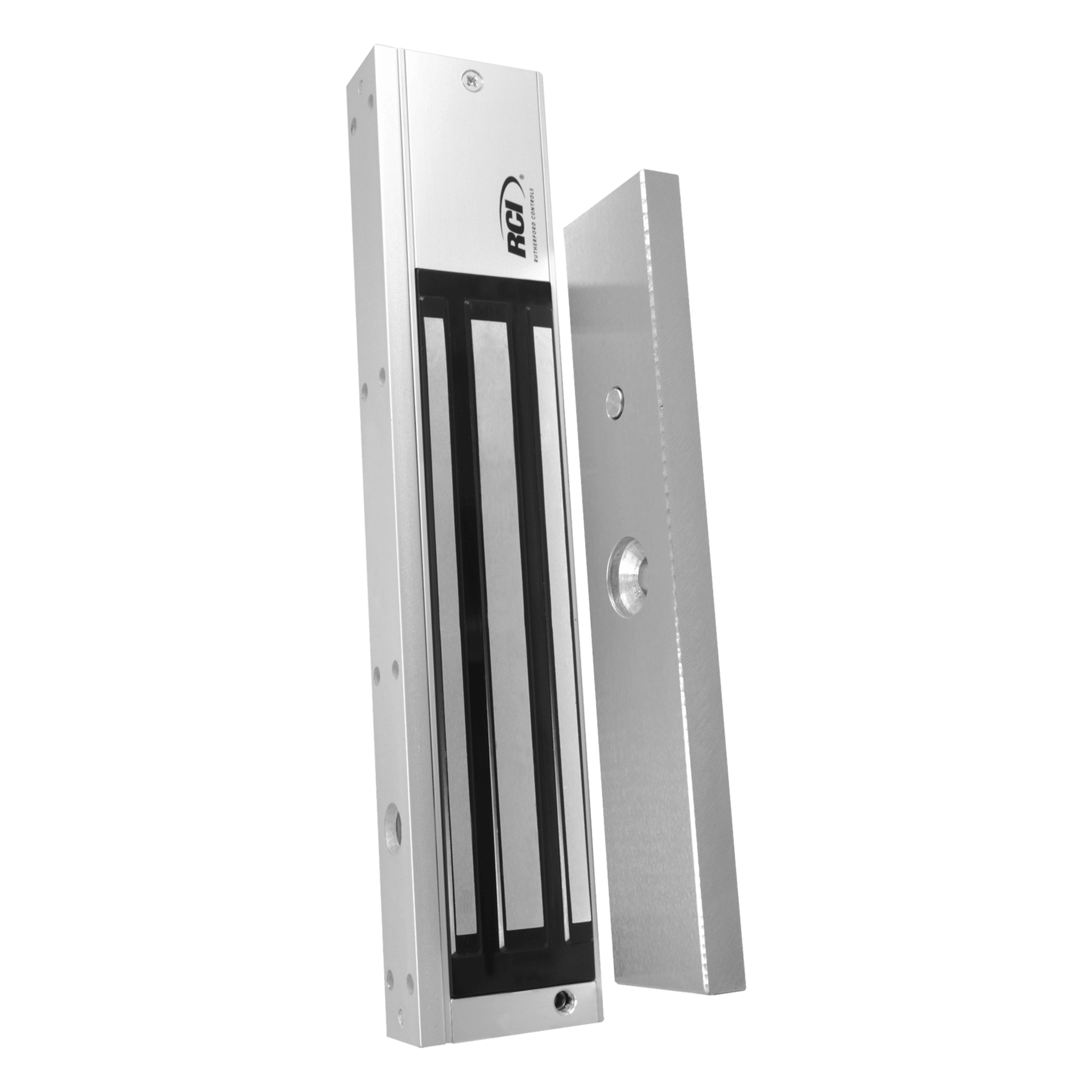 Chapa Magnética de 600 lbs, Antisabotaje, Sensor de Estado, Libre de Magnetismo Residual — RCI - DORMAKABA · SKU EML600-LSS