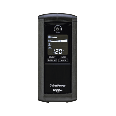 UPS de 1000 VA/600 W, Topología Línea Interactiva, Entrada 120 Vca NEMA 5-15P, Tipo Mini Torre, Con 9 Tomas NEMA 5-15R