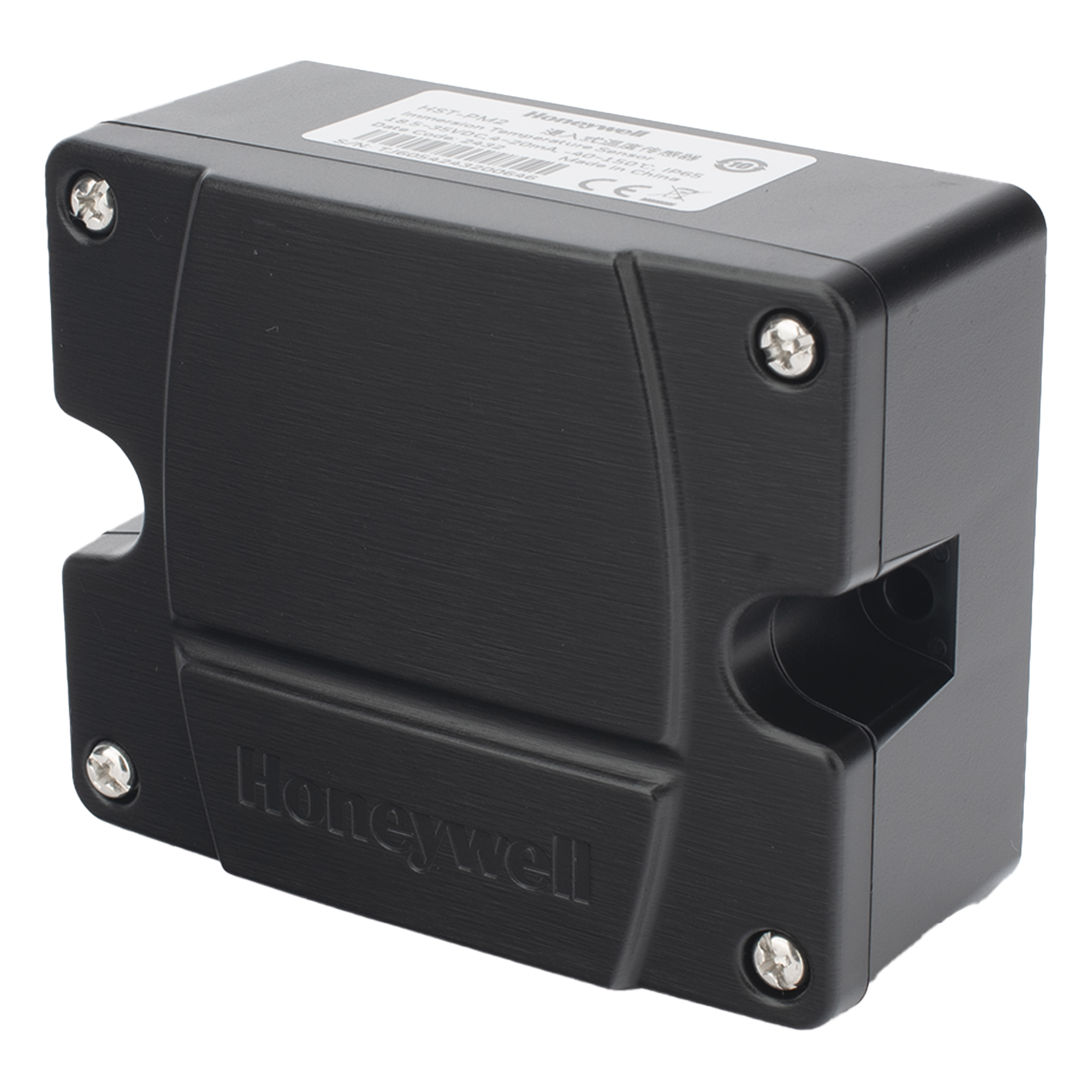 Sensor de temperatura por inmersión con salida 4-20 mA, sonda de 65 mm, para tuberías de HVAC — HONEYWELL BMS · SKU HST-PM2