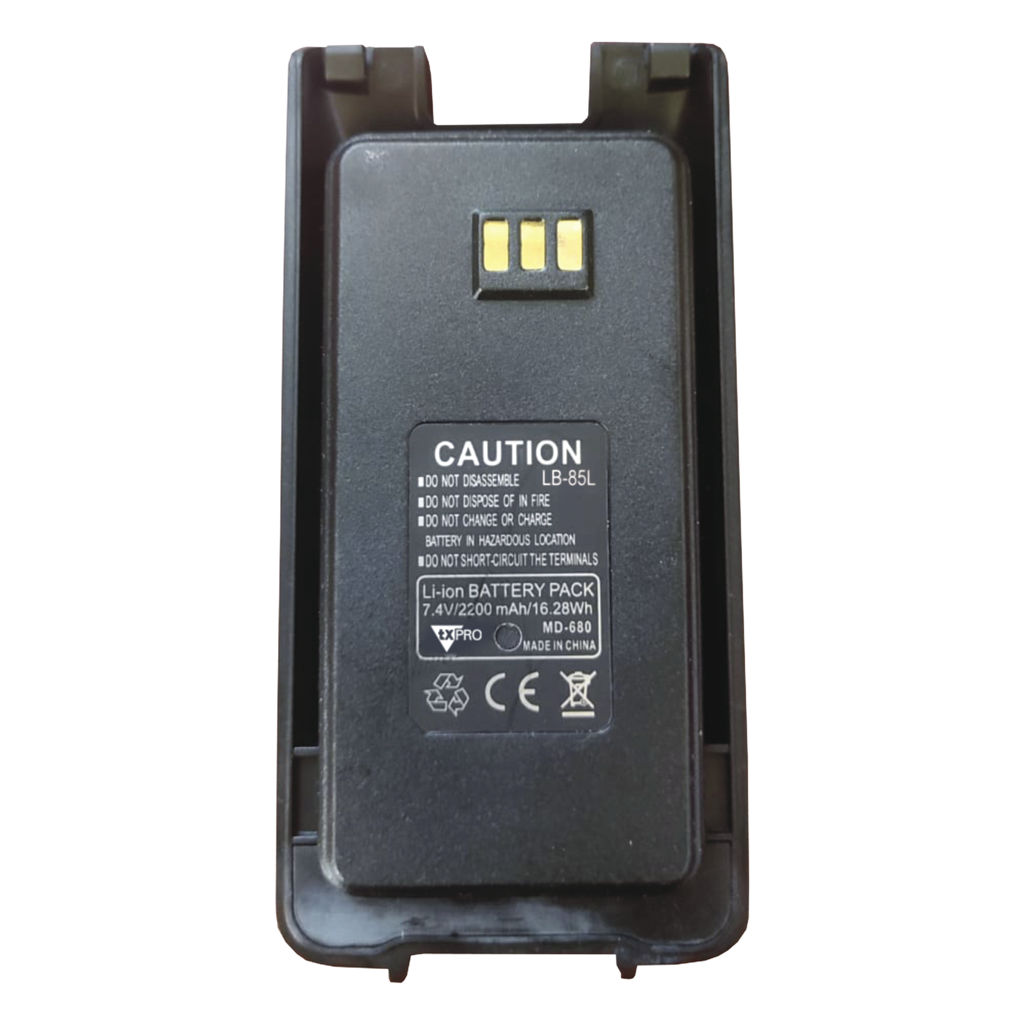 Batería Li-Ion / 7.4 V / 2200 mAh / Carga Rápida Inteligente / Uso Profesional — TXPRO · SKU LB85L
