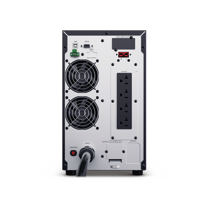 UPS de 3000 VA/2700 W, Online Doble Conversión, Entrada 120 Vca NEMA L5-30P, Onda Senoidal Pura, Tipo Torre, Con 4 Tomas NEMA 5-20R y 1 Block Hardwired